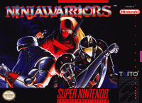 Ninja Warriors Super Nintendo US box art